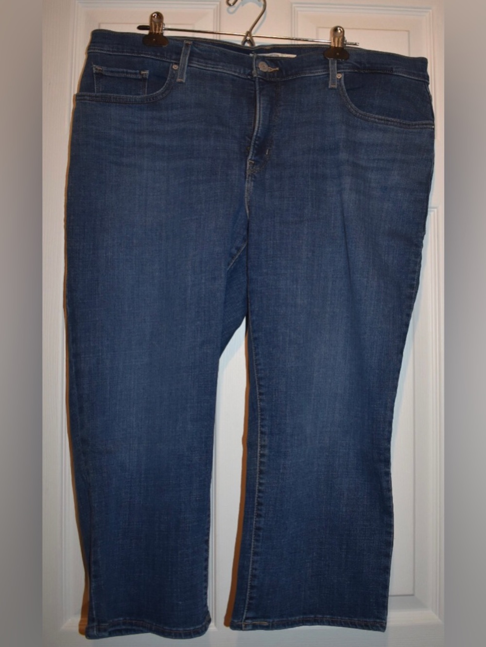 Levi's Women's 311 Skinny Dark Indigo Capri Jeans
